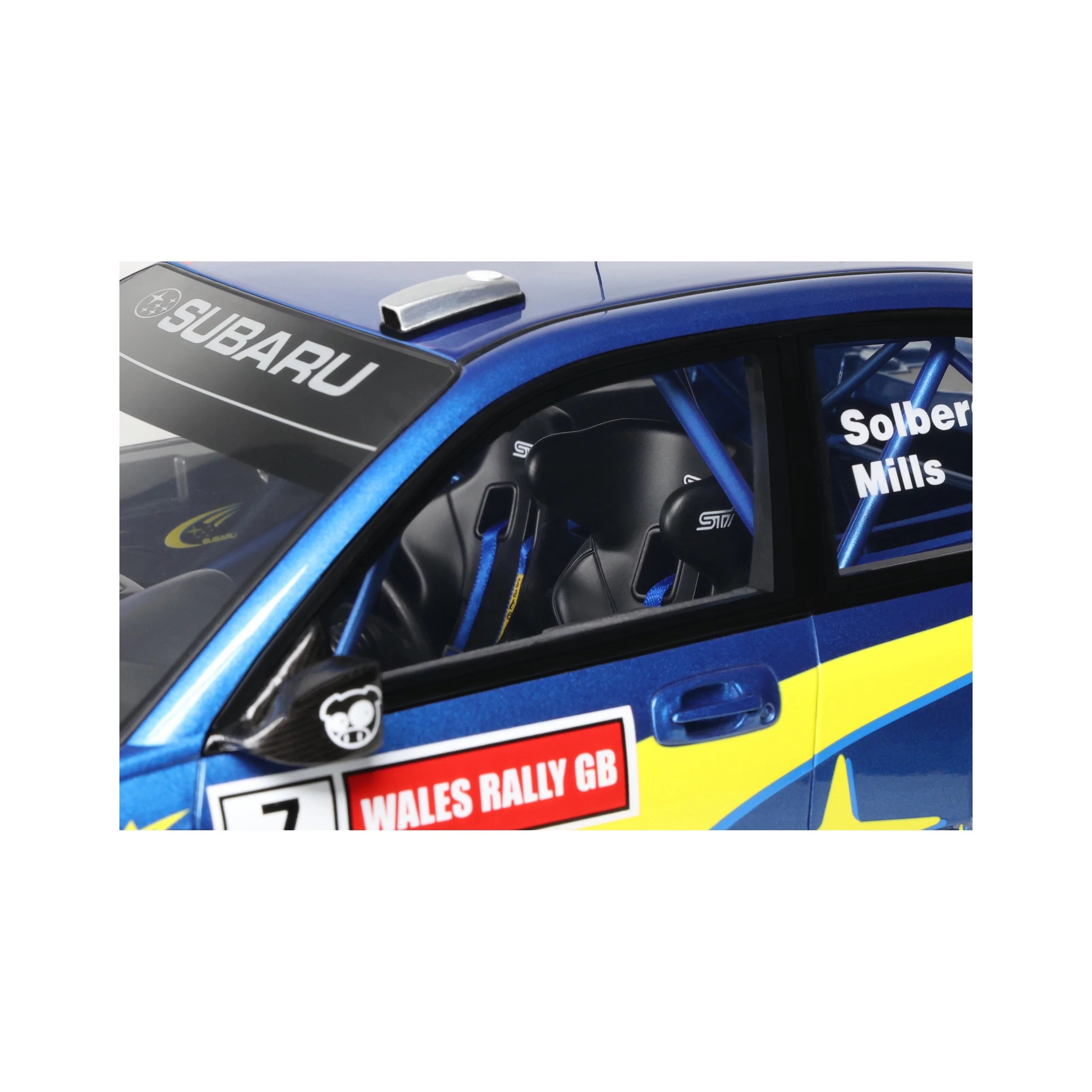 Otto 2003 Subaru Impreza WRC S9 #7 Winner Wales Rallye 2003 Blue 1