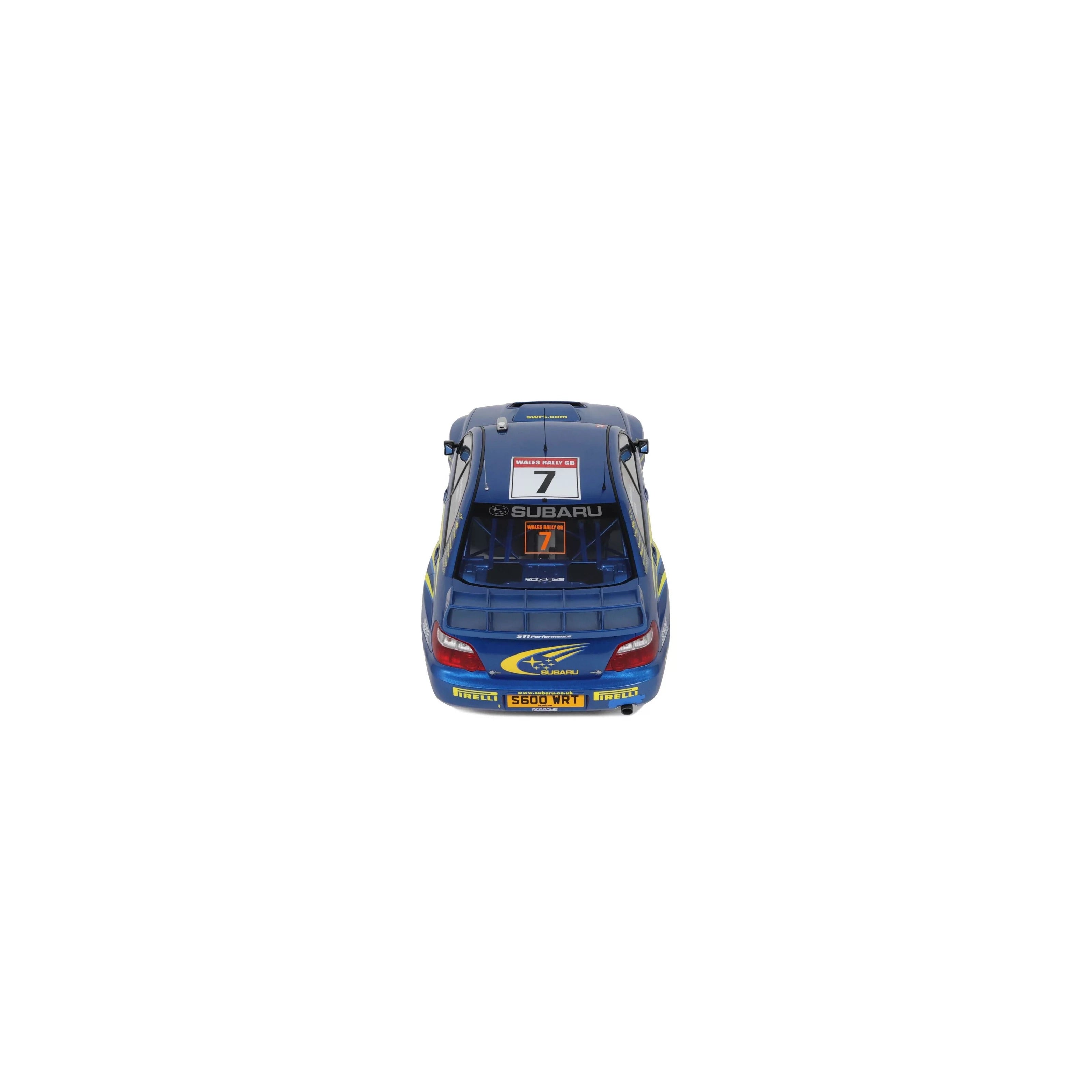 Otto 2003 Subaru Impreza WRC S9 #7 Winner Wales Rallye 2003 Blue 1