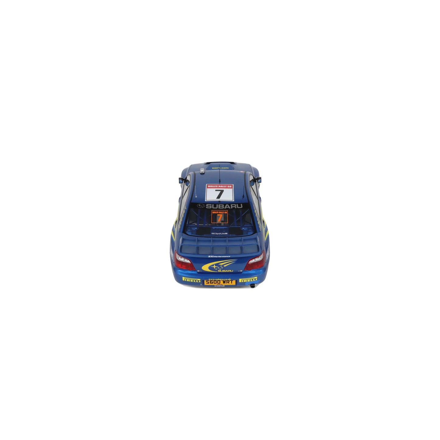 Otto 2003 Subaru Impreza WRC S9 No 7 Winner Wales Ralley 2003 Blue 1:12