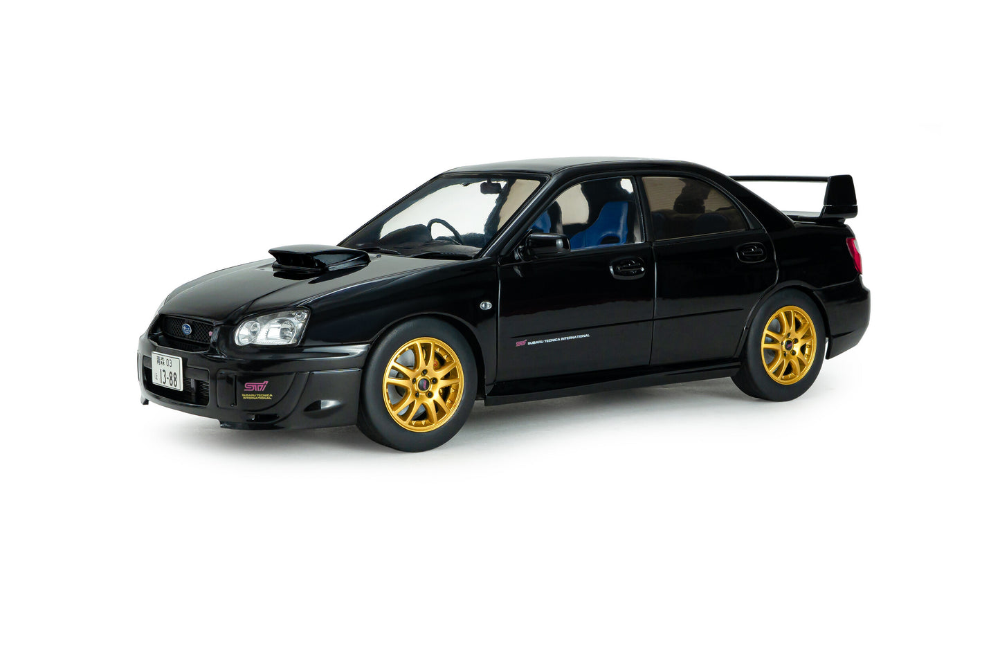 Solido 2004 Subaru WRX STi (GDB) Black 1:18