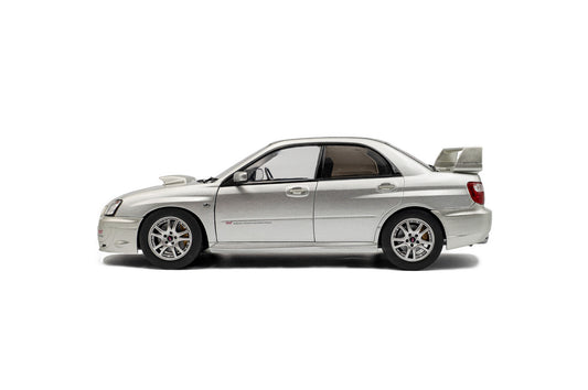 Solido 2003 Subaru WRX STi (GDB) Silver 1:18