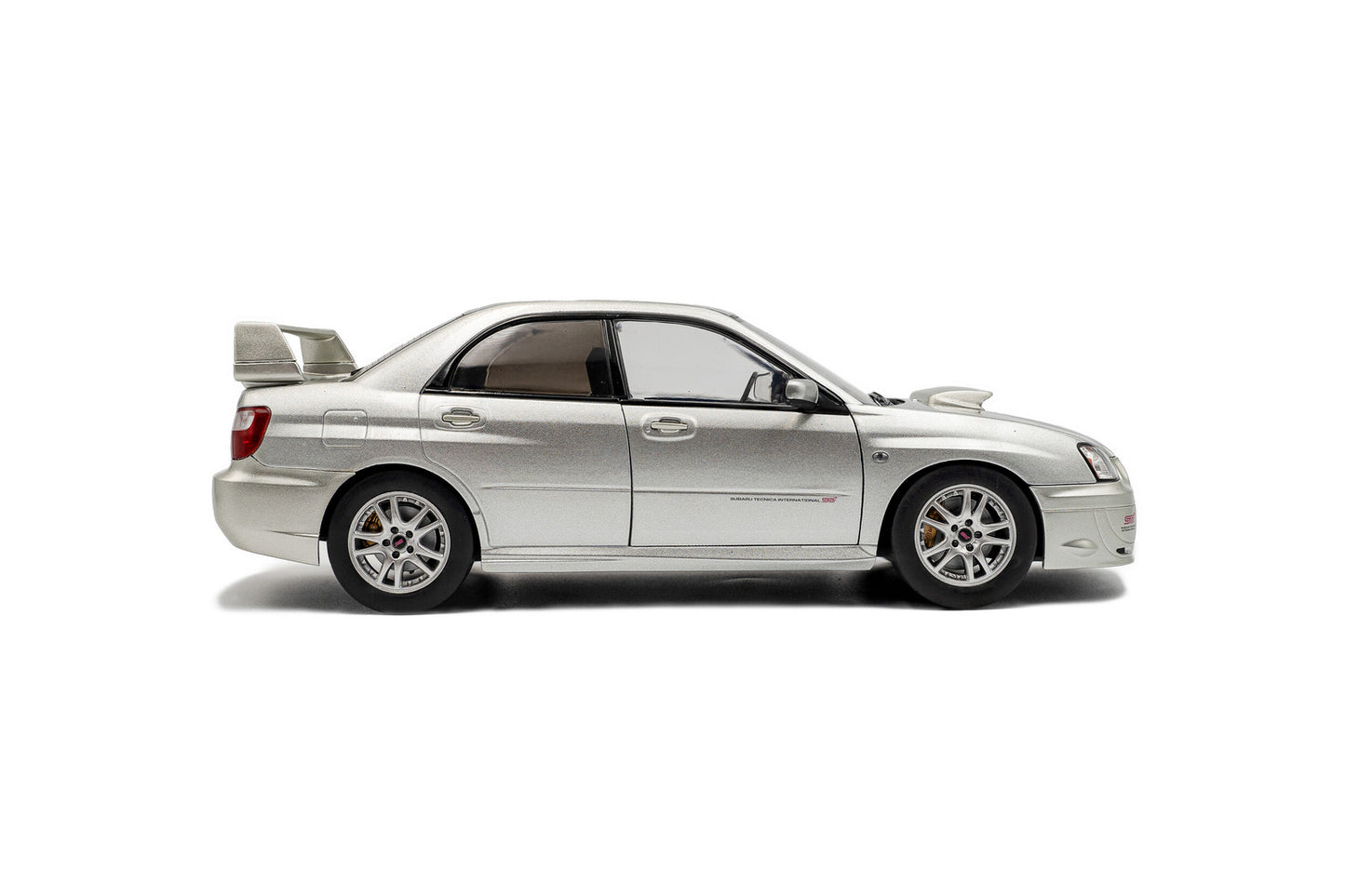 Solido 2003 Subaru WRX STi (GDB) Silver 1:18