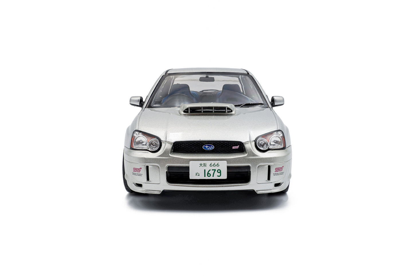 Solido 2003 Subaru WRX STi (GDB) Silver 1:18