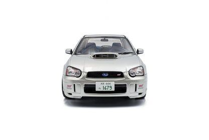 Solido 2003 Subaru WRX STi (GDB) Silver 1:18