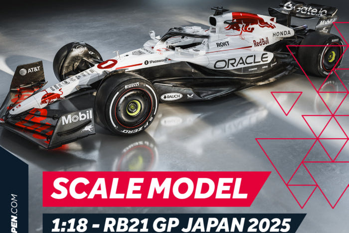 Bburago Ferrari F1 RB21 Team Oracle Red Bull Racing #1 WINNER Japan GP 2025 (Verstappen) 1:18