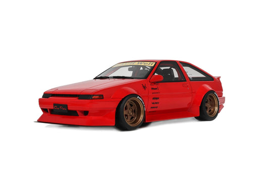 Otto 1986 Toyota Sprinter Trueno (AE86) Widebody Ferrari Rosso Corsa Red 1:18
