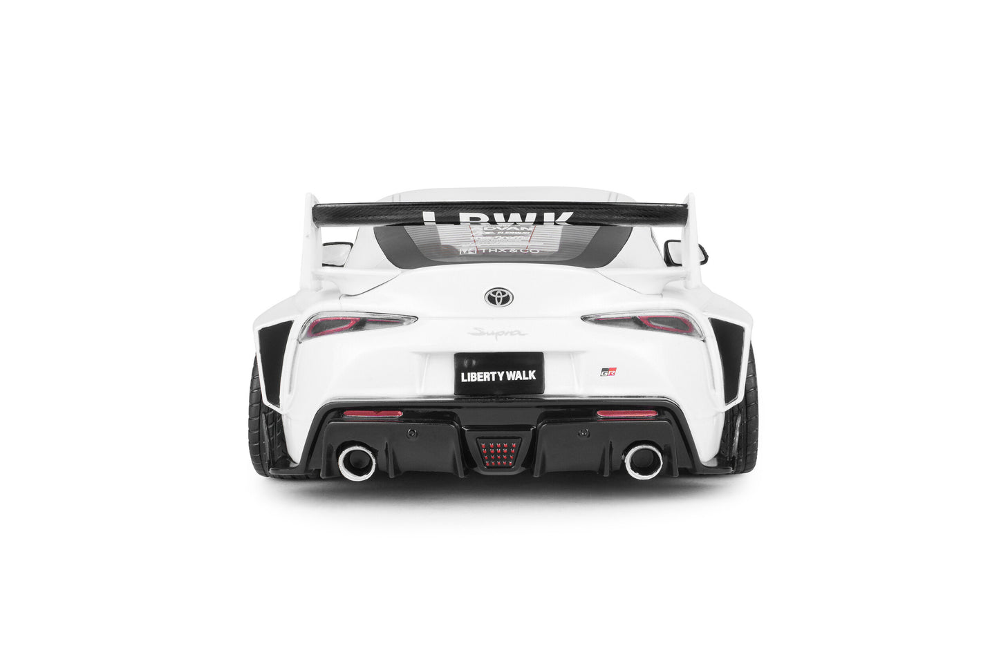 Solido 2025 Toyota GR Supra A90 Liberty Walk White w/ Pink Wheels 1:18