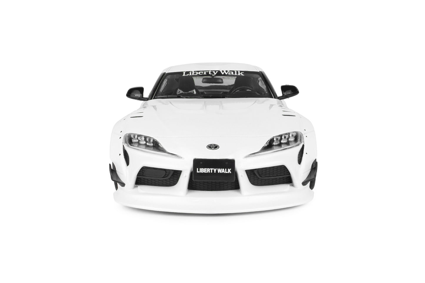 Solido 2025 Toyota GR Supra A90 Liberty Walk White w/ Pink Wheels 1:18