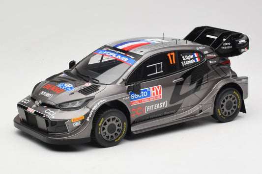 Ixo 2024 Toyota Yaris GR Hybrid Rally1 2024 Rally Finland #17 Grey 1:18