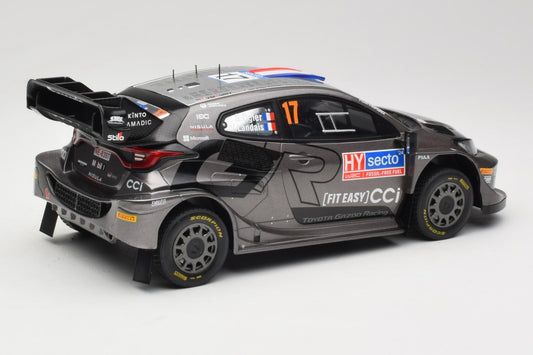 Ixo 2024 Toyota Yaris GR Hybrid Rally1 2024 Rally Finland #17 Grey 1:18