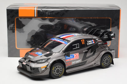 Ixo 2024 Toyota Yaris GR Hybrid Rally1 2024 Rally Finland #17 Grey 1:18