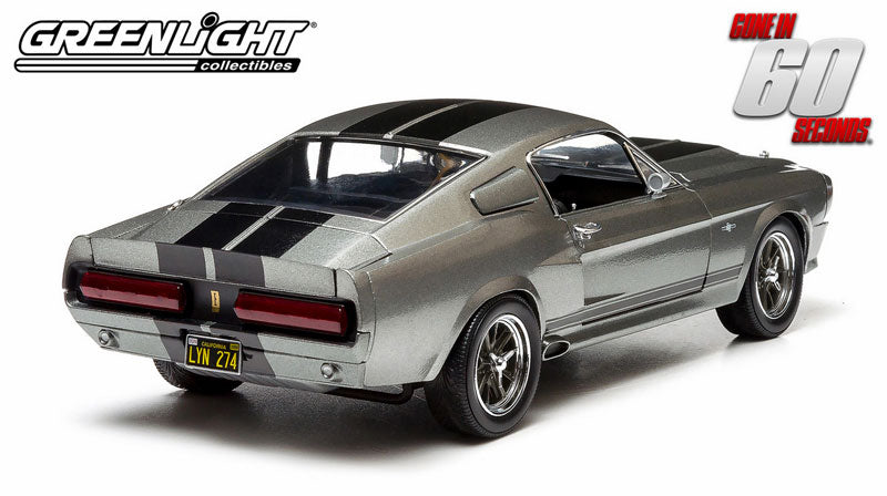 Greenlight 1967 Ford Shelby Mustang GT500 "Eleanor" Gone in 60 Seconds Grey 1:18