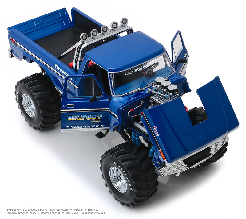 Greenlight 1974 Ford F-250 Monster Truck "Bigfoot" Blue 1:18