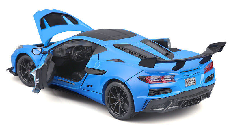 Maisto 2025 Chevy Corvette C8 ZR1 Riptide Blue 1:18 – STM Diecast