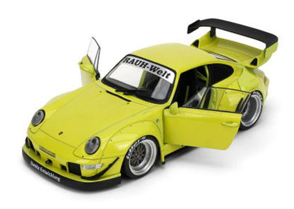 Jada Pink Slips Porsche 911 993 RWB Genki Yellow Green 1:18