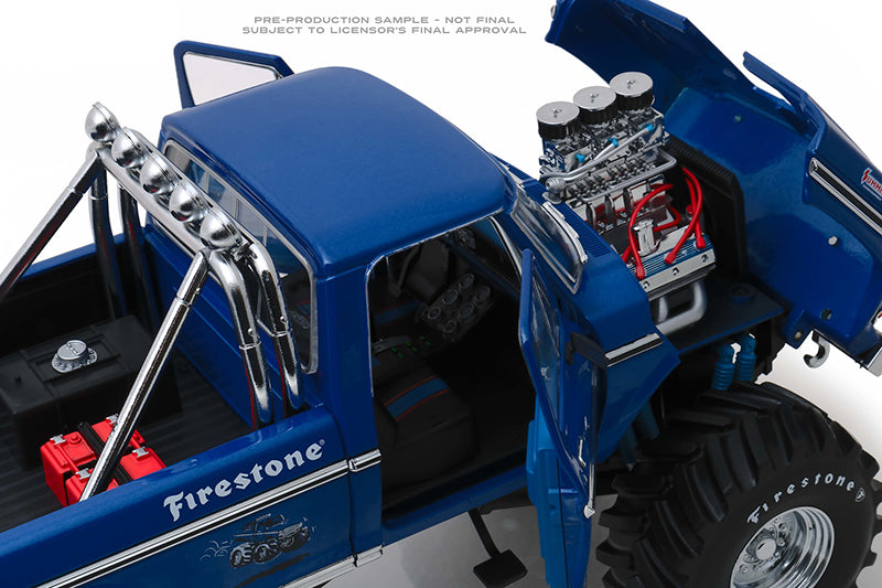 Greenlight 1974 Ford F-250 Monster Truck "Bigfoot" Blue 1:18
