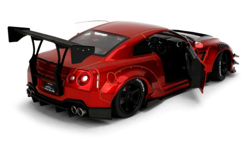Jada Pink Slips Nissan Skyline GT-R R35 Liberty Walk Red Metallic