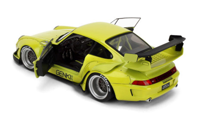 Jada Pink Slips Porsche 911 993 RWB Genki Yellow Green 1:18