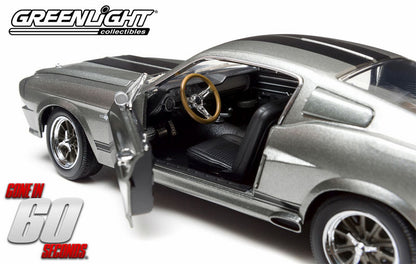 Greenlight 1967 Ford Shelby Mustang GT500 "Eleanor" Gone in 60 Seconds Grey 1:18