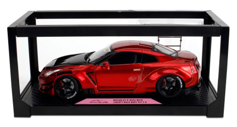 Jada Pink Slips Nissan Skyline GT-R R35 Liberty Walk Red Metallic