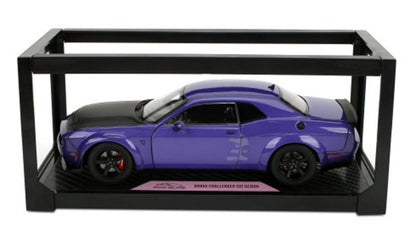 Jada Pink Slips Dodge Challenger Demon Purple w/ Black Hood 1:18