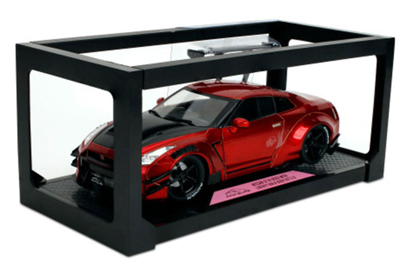 Jada Pink Slips Nissan Skyline GT-R R35 Liberty Walk Red Metallic 1:18 ...