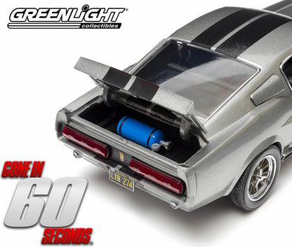 Greenlight 1967 Ford Shelby Mustang GT500 "Eleanor" Gone in 60 Seconds Grey 1:18