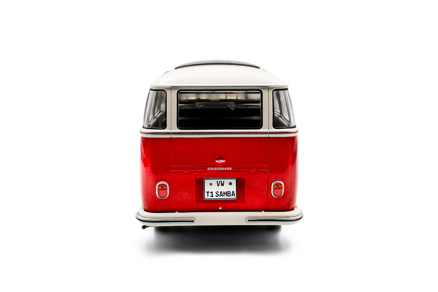 Solido 1962 Volkswagen T1 Samba Minibus Red 1:18