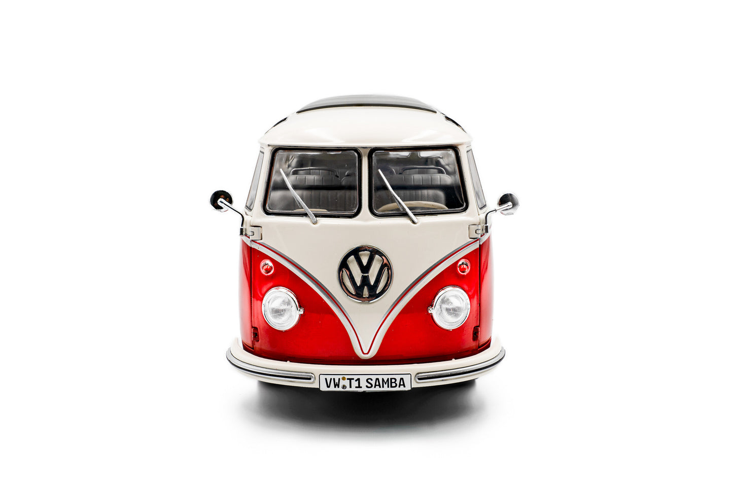 Solido 1962 Volkswagen T1 Samba Minibus Red 1:18