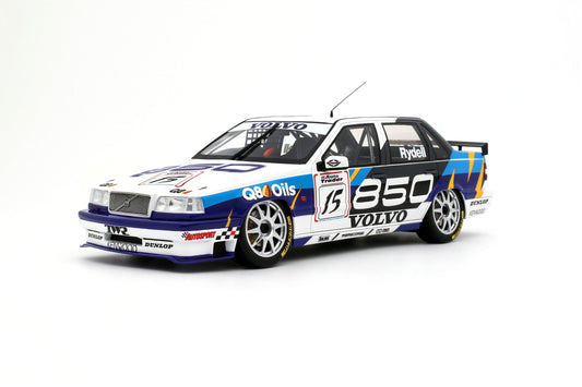 Otto 1995 Volvo 850 Sedan BTCC White and Blue 1:18