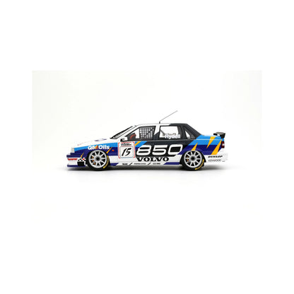 Otto 1995 Volvo 850 Sedan BTCC White and Blue 1:18