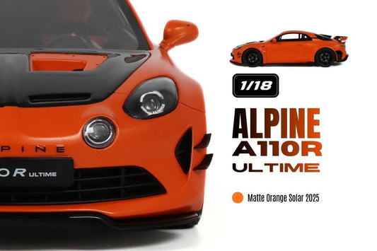 Otto 2025 Alpine A110R Ultime Matte Orange Solar 1:18