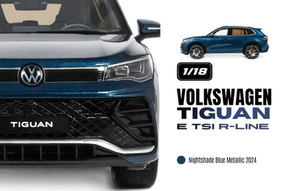 Otto 2024 Volkswagen Tiguan E TSI R-Line Nightshade Blue Metallic 1:18