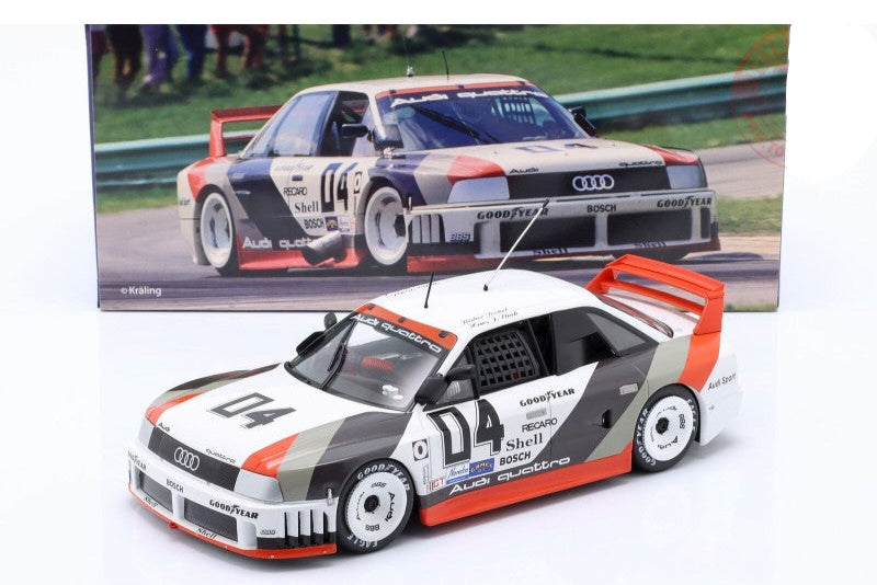 Werk83 Audi 90 Quattro IMSA GTO Team Audisport No 4 Miller High Life 500km 1989 1:18